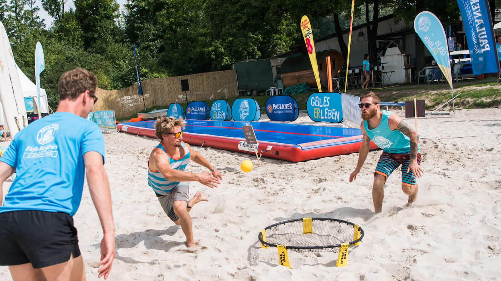 Spikeball bei den Paulaner Beach Days 2018