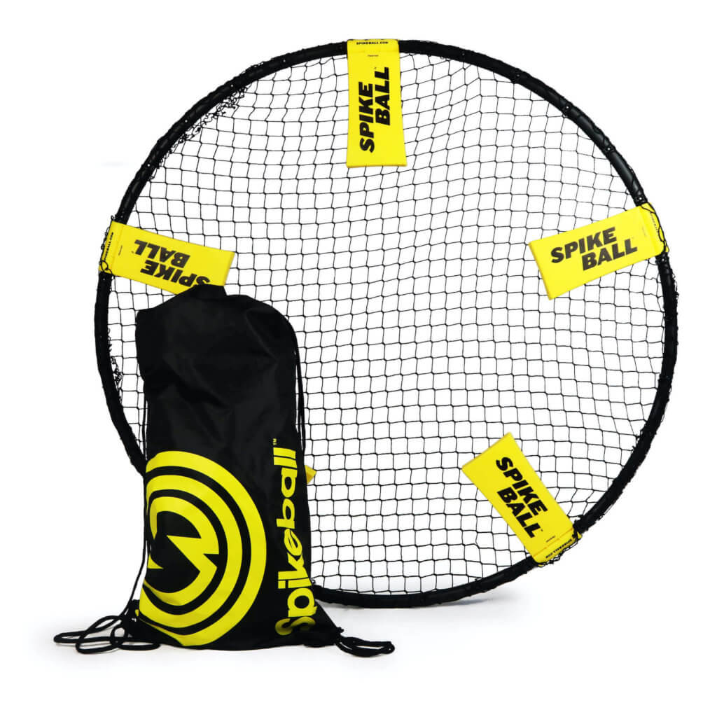 Das aufgebaute Spikeball Netz