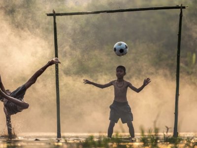 Spikeball als Training für Fußballer