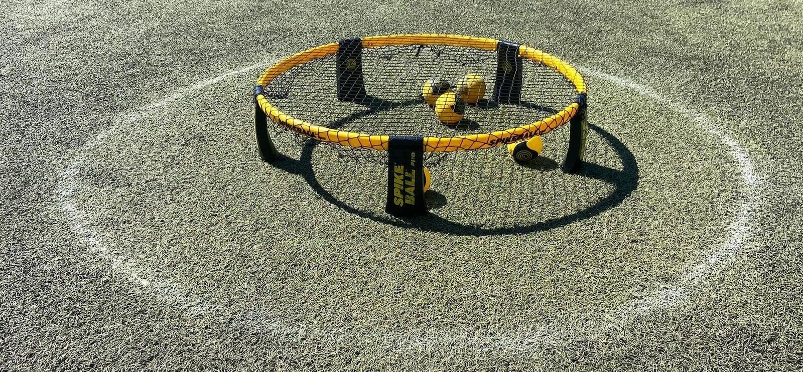 Wie die No-Hit Zone beim Roundnet einzeichnen